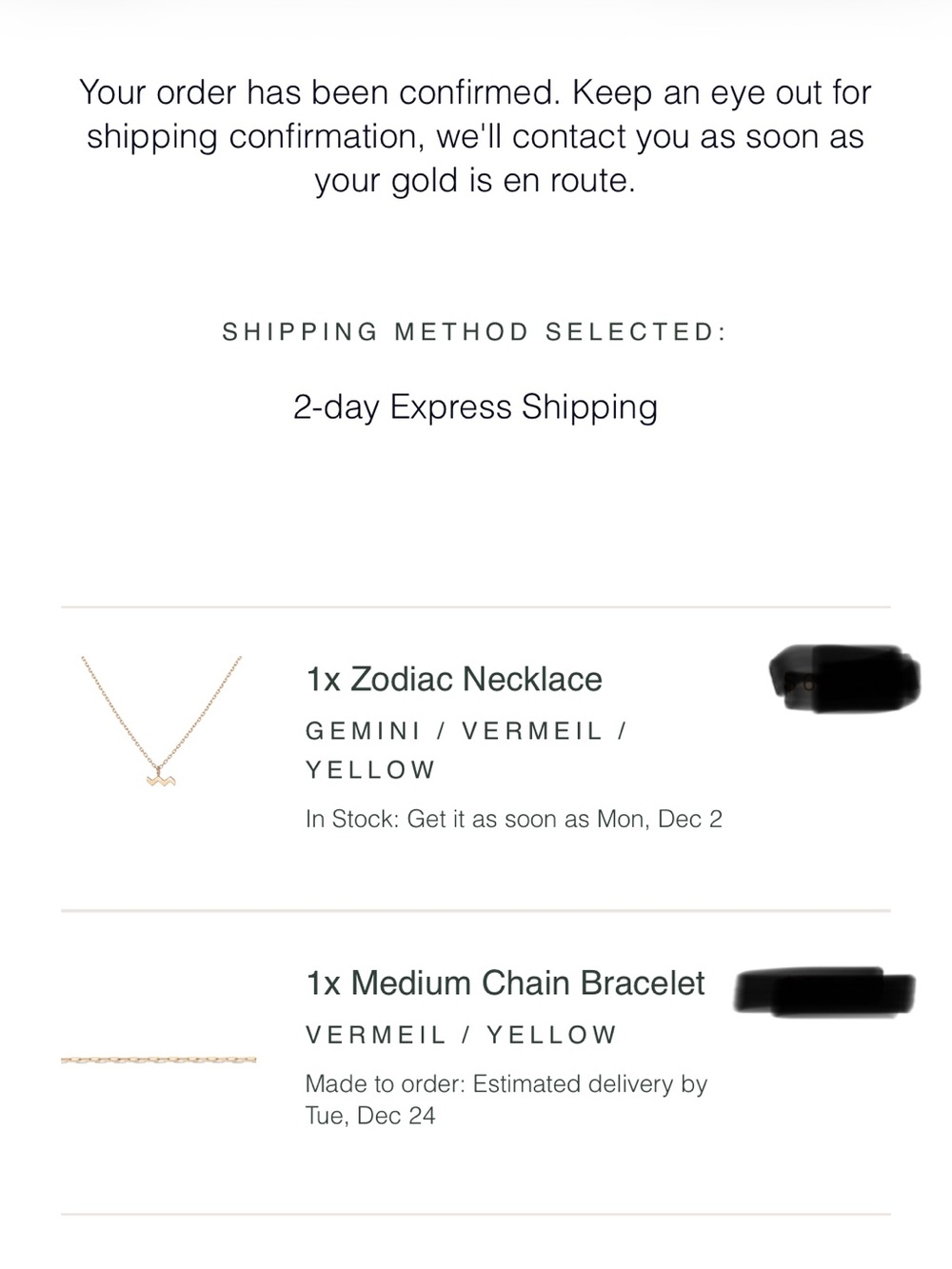 Aurate Gemini Zodiac Necklace - Picture 7 of 7